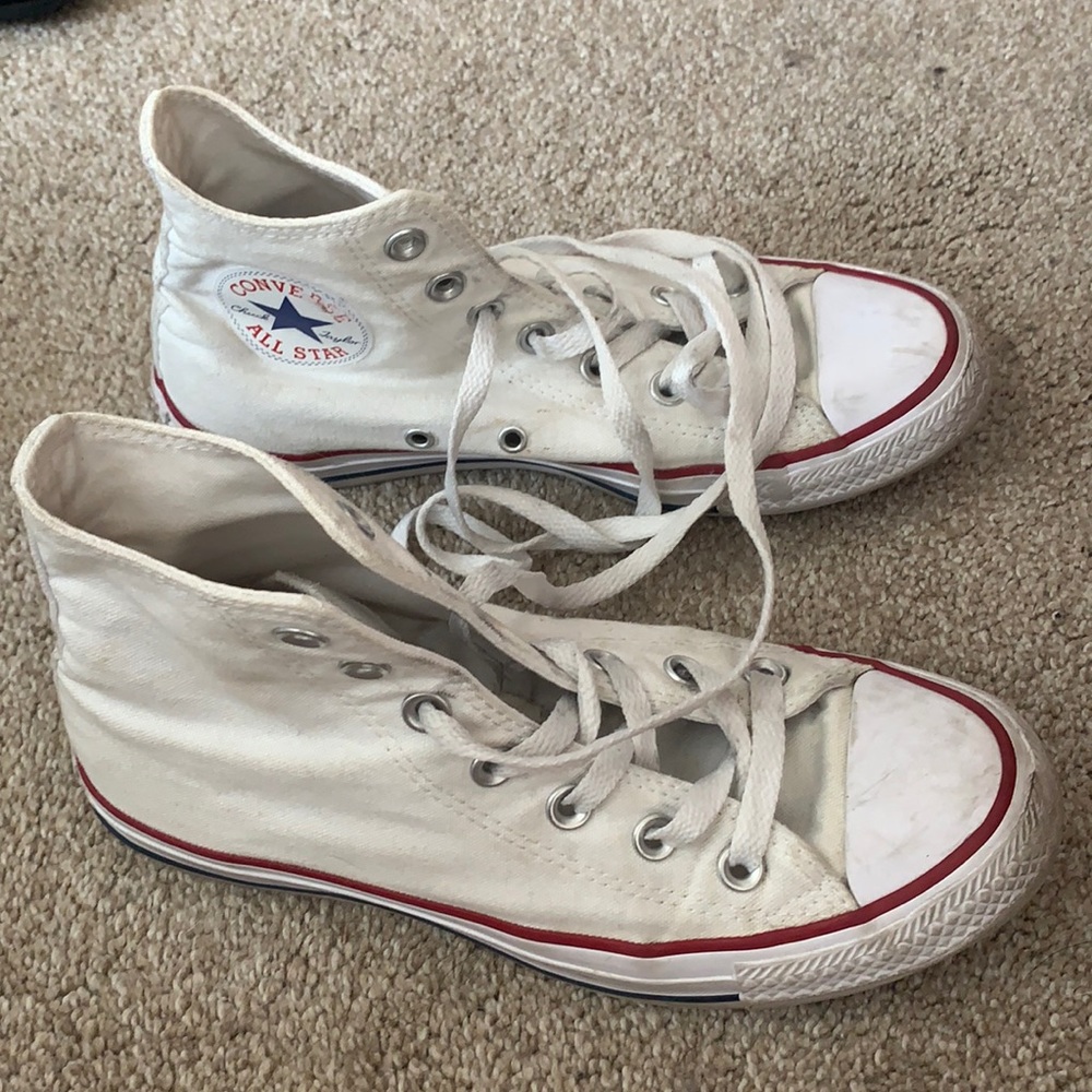 White high top converse